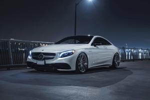 Mercedes-AMG S63 Coupe Pearl White by Exclusive Auto Spa on ADV.1 Wheels (ADV10R M.V2 CS) 2018 года